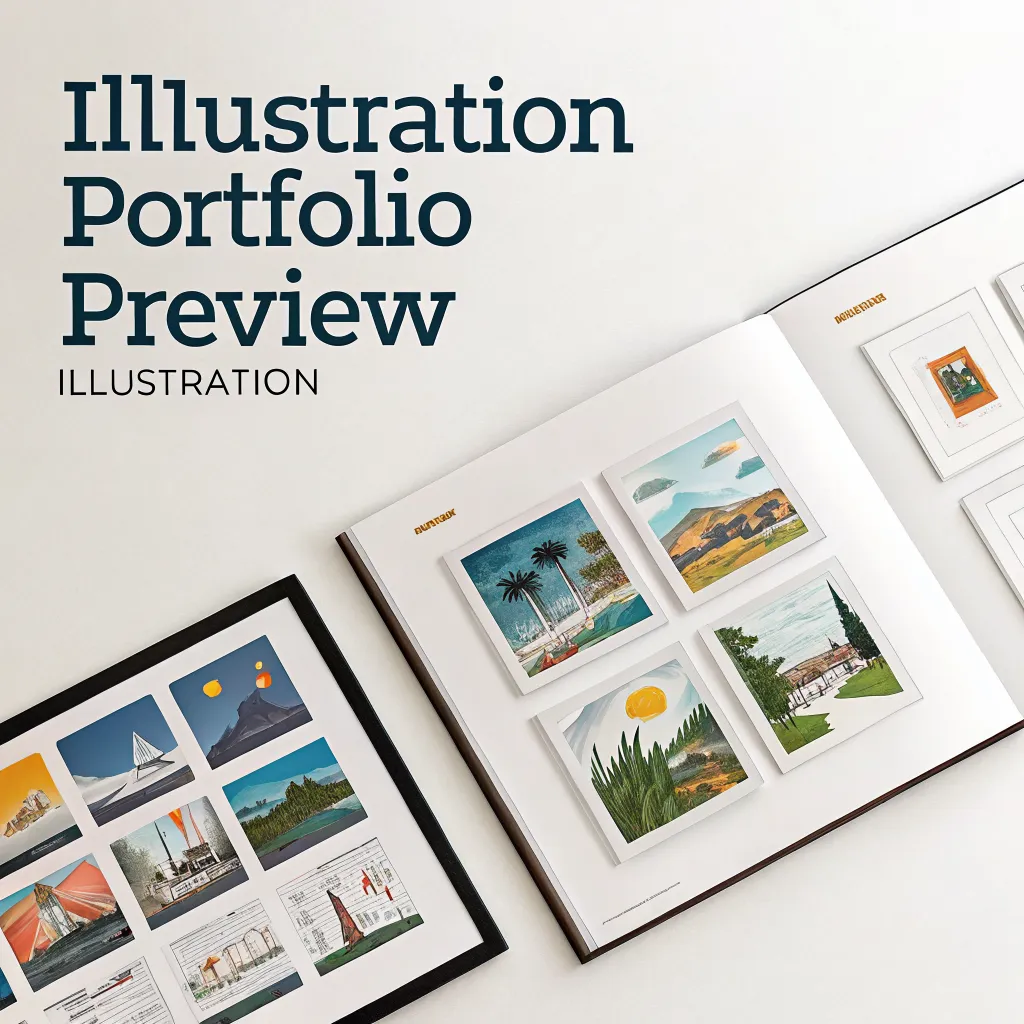Illustration portfolio preview